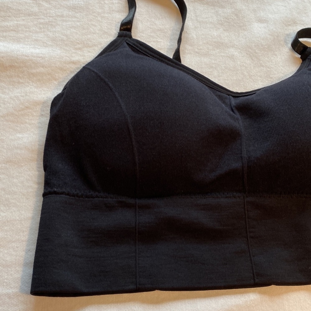 Black Sports Bra - Picture 2 of 6